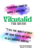 Vikudagatal 2026 - Friends "quotes" (forpöntun)